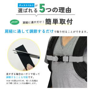 チェストストラップ 後付け チェストベルト リ...の詳細画像3
