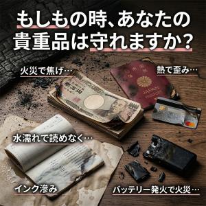 2個セット 耐火バッグ 防水 防火 セーフティ...の詳細画像3