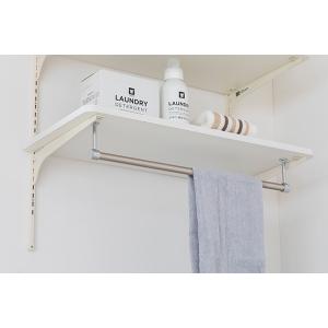 ランドリー可動棚セット 南海プライウッド LT2P-CW-A 収納棚