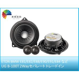 セパレート10cm 2WAYスピーカー アップグレードスピーカー UG B-100T BMW E81...