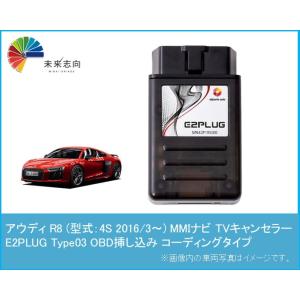アウディ R8 (型式：4S) MMI TVキャンセラー アルトポルテ E2PLUG Type03　...