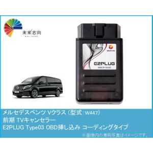 メルセデスベンツ Vクラス(型式：W447) 前期 TVキャンセラー アルトポルテ E2PLUG T...
