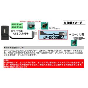 USB変換ケーブル ダイハツ純正USB端子→汎...の詳細画像1