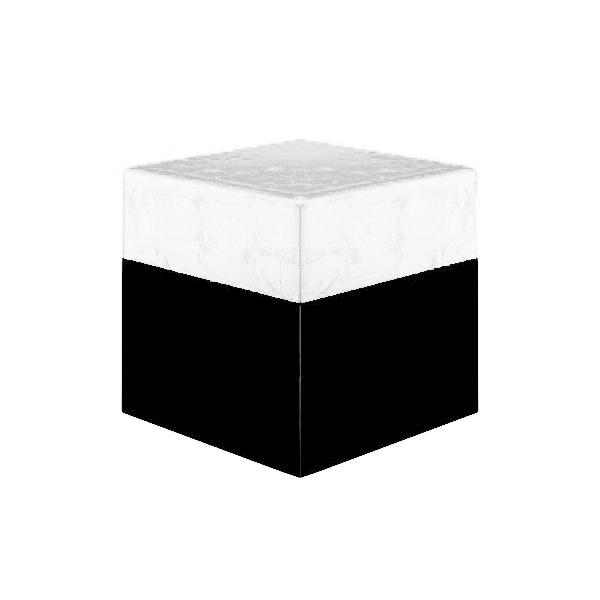 ミニ骨壷 分骨用 キューブ シルバー 漆器 小さいサイズ 遺骨を入れる箱 シンプル 手元供養 アウト...