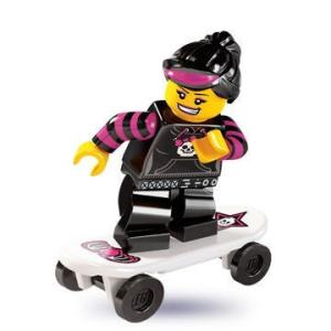 レゴ 8827 ミニフィギュア シリーズ6 スケーター・ガール (Skater Girl) 【メール便可】｜miraiya05