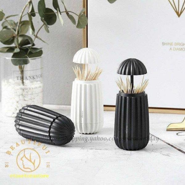 爪楊枝入れ シンプル オシャレ 綺麗 入れ物 小物 置物 コンパクト 使いやすい 小分け ホワイト ...