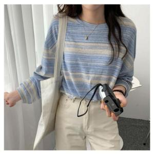 カットソー レディース ス Tシャツ ボーダー...の詳細画像5