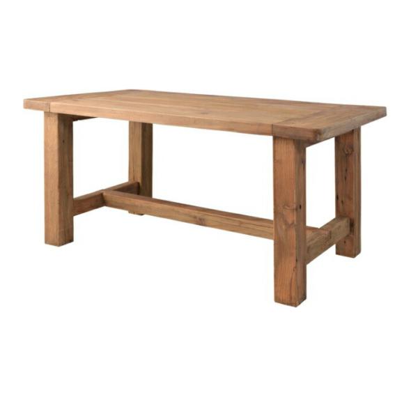 ダイニングテーブル 食卓テーブル 木製 天然木 パイン古材 幅160cm 什器 WE-887 アンテ...