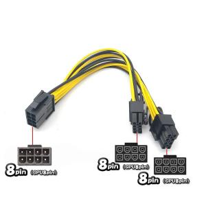 【GPU電源分岐ケーブル】新品 PCI-E 電...の詳細画像1