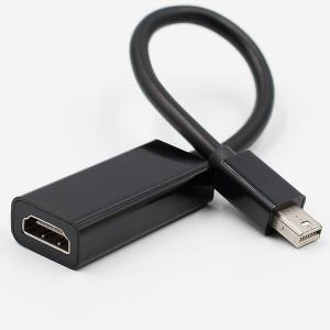 mini DP to HDMI 変換アダプター ミニディスプレイポート【ブラック】｜mirakurusutoa