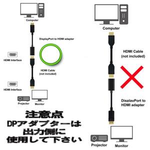 DP to HDMI 変換アダプター ディスプ...の詳細画像4