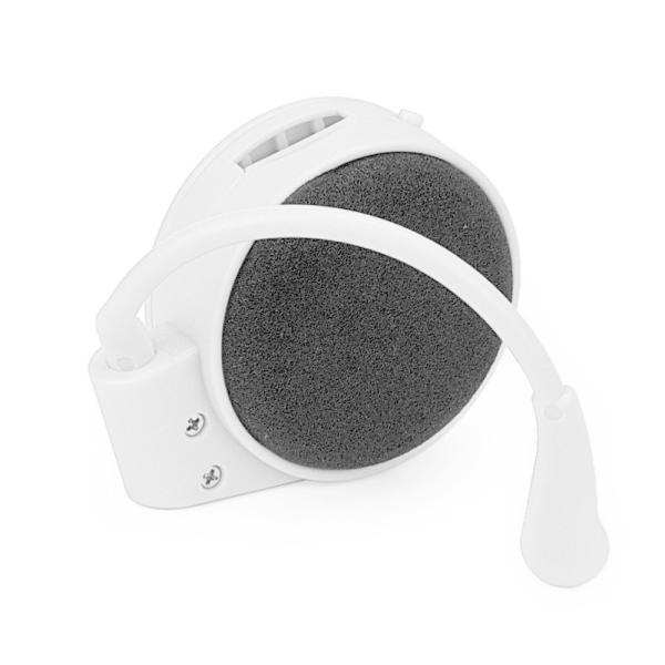 【ホワイト】ヘッドフォン MP3 プレイヤー 音楽 SDカード式