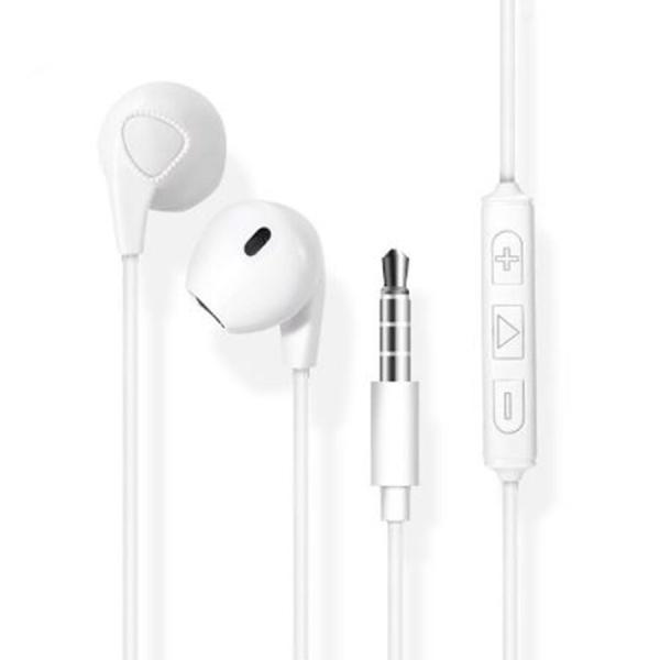 ヘッドセットマイク 【ホワイト】箱無し 音量調整対応 マイク付き イヤホン 高品質 iPhone 6...