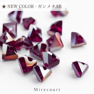 【全16色】カットガラス トライアングル 6m...の詳細画像1