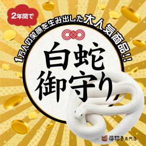 【最強】ゴールド 白蛇 祈願 蛇 風水 お守り...の詳細画像2