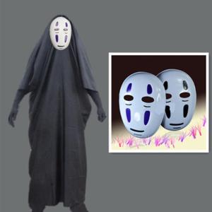 ハロウィン カオナシ男 衣装 3点セット クリ...の詳細画像2