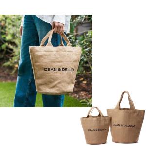 ディーンアンドデルーカ 麻 トートバッグ DEAN&amp;DELUCA エコバッグ 弁当バッグ お買い物 手提げ Lサイズ Sサイズ 大容量 軽量 母の日 ギフト