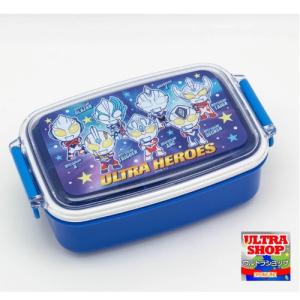 《10％OFF》日本製（銀河 ランチボックス お弁当箱 PL-1R）ULTRAHEROES（抗菌 Ag+）500ml ウルトラヒーローズ 仕切り付き ランチケース おべんとうばこ
