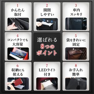 車用 ゴミ箱 ダストボックス 収納ケース シー...の詳細画像4