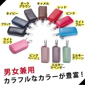 スマート キーケース 車 鍵 本革 メンズ レ...の詳細画像4