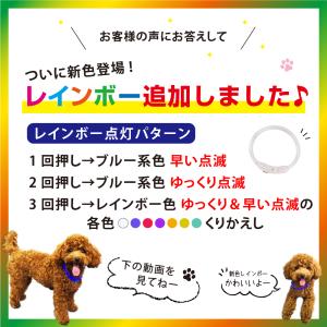 犬 首輪 光る カラー ペット 猫 LED ラ...の詳細画像2
