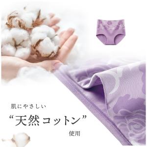 [3枚セット] 綿 コットン ハイウエスト シ...の詳細画像2
