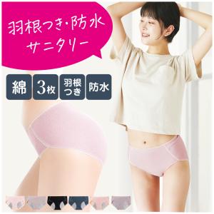 [3枚セット] 羽根つき対応 防水布 サニタリー...の商品画像