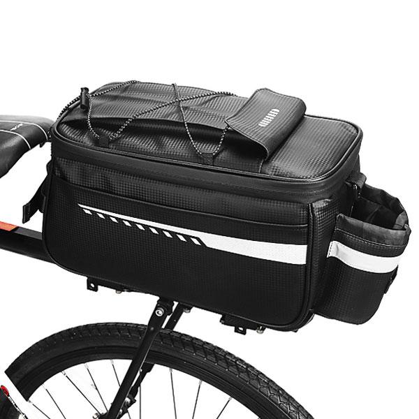 自転車リアバッグ クーラーサドルバッグ 保冷 保温 自転車トランクバッグ リア鞄 サイクリングバッグ...