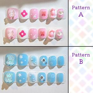 即納 子供用 ネイルチップ ネイルシール つけ...の詳細画像2