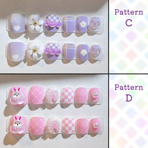 即納 子供用 ネイルチップ ネイルシール つけ...の詳細画像3