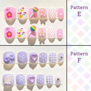 即納 子供用 ネイルチップ ネイルシール つけ...の詳細画像4