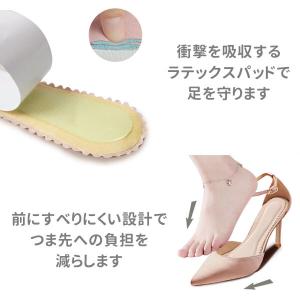 即納 インソール サンダル ヒール 薄型 中敷...の詳細画像4