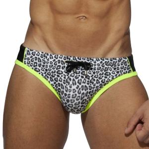 インナーカップ付き スイムウェア アニマル柄 ヒョウ柄