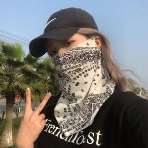 即納 フェイスカバー UVカット ネックガード 冷感 バンダナ マスク UPF50+ 日焼け防止 接触冷感 吸汗速乾 呼吸しやすい 紫外線対策 メンズ レディース 敬老の日