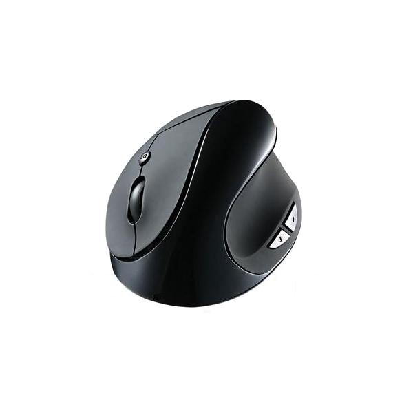 即納 縦型 マウス ワイヤレスマウス 無線 静音 DPI調整 右利き USB充電 5ボタン 新生活