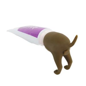 犬型 ドッグ 歯磨き粉キャップ 犬のおしり 歯磨きキャップ チューブキャップ おもしろグッズ 犬小物 インテリア雑貨 かわいい プレゼント
