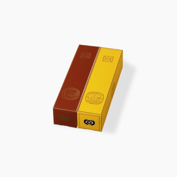 福砂屋 詰め合わせ　2本入　(0.6号×2本) カステラ小切れ0.6号1本/オランダケーキ小切れ0....