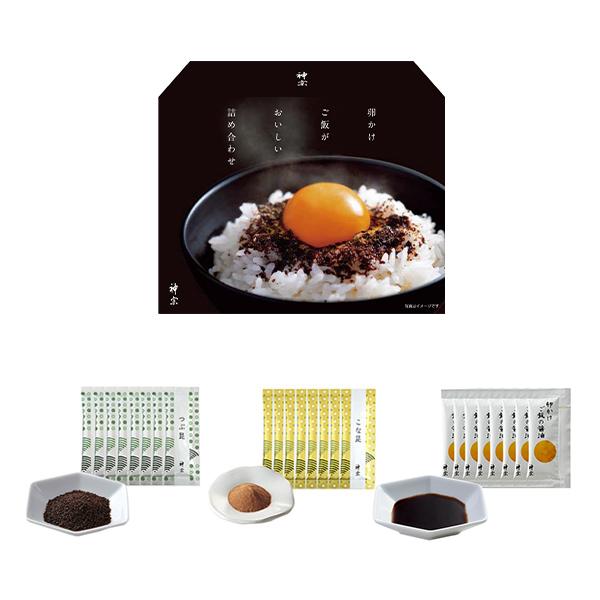 【神宗】卵かけご飯がおいしい詰め合わせ｜つぶ昆・こな昆・卵かけご飯の醤油セット