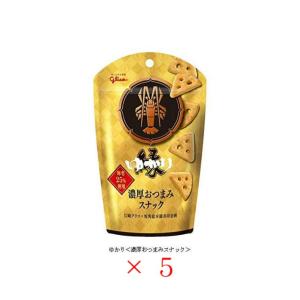 【販路限定品】ゆかり 名古屋 江崎グリコ×坂角総本舖 ＜濃厚おつまみスナック＞ 40g×5袋 おつまみチーズ スナック菓子｜mirita