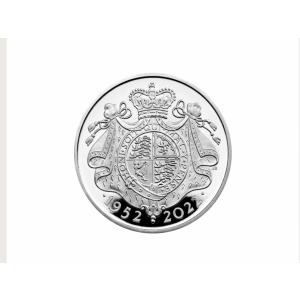 2022年イギリスロイヤルミントプラチナジュビリーピエフォートプルーフ銀貨｜miro-coin