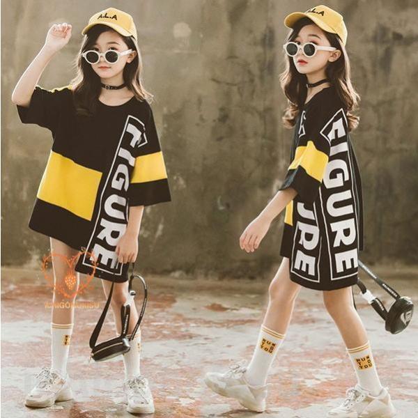 子供服 ワンピース 韓国子供服 女の子 ワンピース 膝丈 半袖 シャツワンピース ベビー ワンピース...