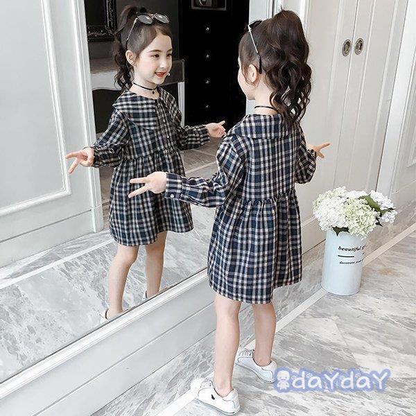【大特価】子供服 ワンピース 160 シャツワンピース キッズ 女の子 春服 長袖 子供服 子供ドレ...