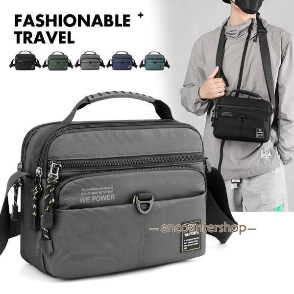 ショルダーバッグ メンズ 肩掛けバッグ 斜めがけバッグ 軽い 小さい 肩がけ バッグ 軽量 ブランド...