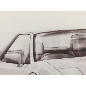 ホンダ HONDA NSX【鉛筆画】名車 旧車...の詳細画像2