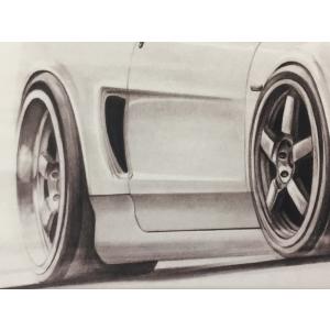 ホンダ HONDA NSX【鉛筆画】名車 旧車...の詳細画像3