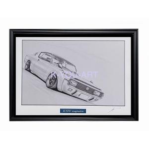 日産 NISSAN フェアレディ 130Z【鉛筆画】名車 旧車 イラスト A4 日産 NISSAN フェアレディ 130Z【鉛筆画】名車 旧車 イラスト A4