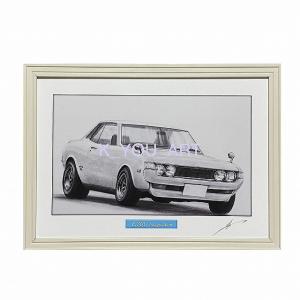 TOYOTA トヨタ2000GT前期フロント【鉛筆画】名車 旧車 イラスト A4