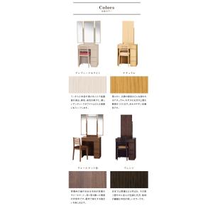 ドレッサー 日本製 三面鏡 完成品 ライト付 ...の詳細画像5