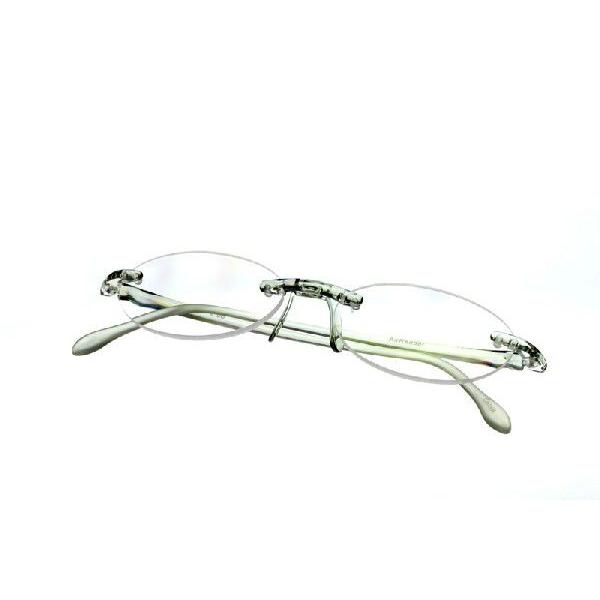 送料無料【老眼鏡】エアリーダー 丸型 グリーングレー[R-ARO-GRGY]【アイマジン　EYEMA...