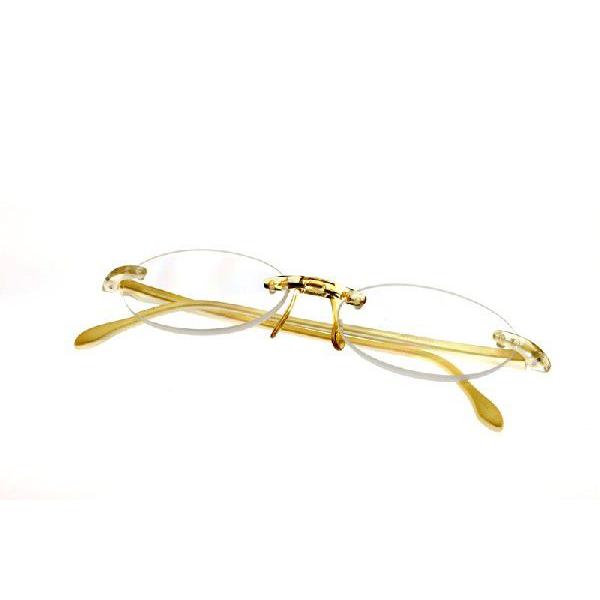 送料無料【老眼鏡】エアリーダー 丸型 パールベージュ[R-ARO-PLBG]【アイマジン　EYEMA...